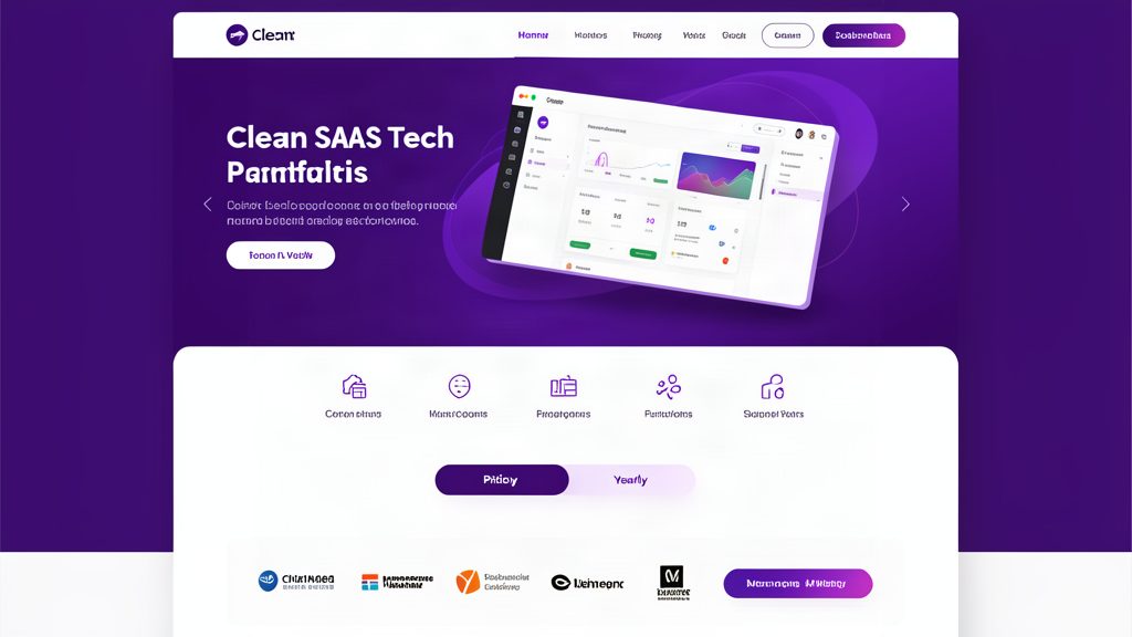 Website design for a SaaS startup